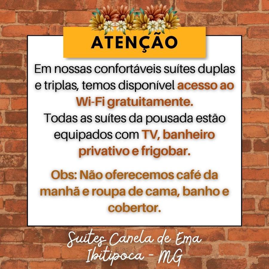 Suites Canela De Ema - Ibitipoca Conceição da Ibitipoca Esterno foto